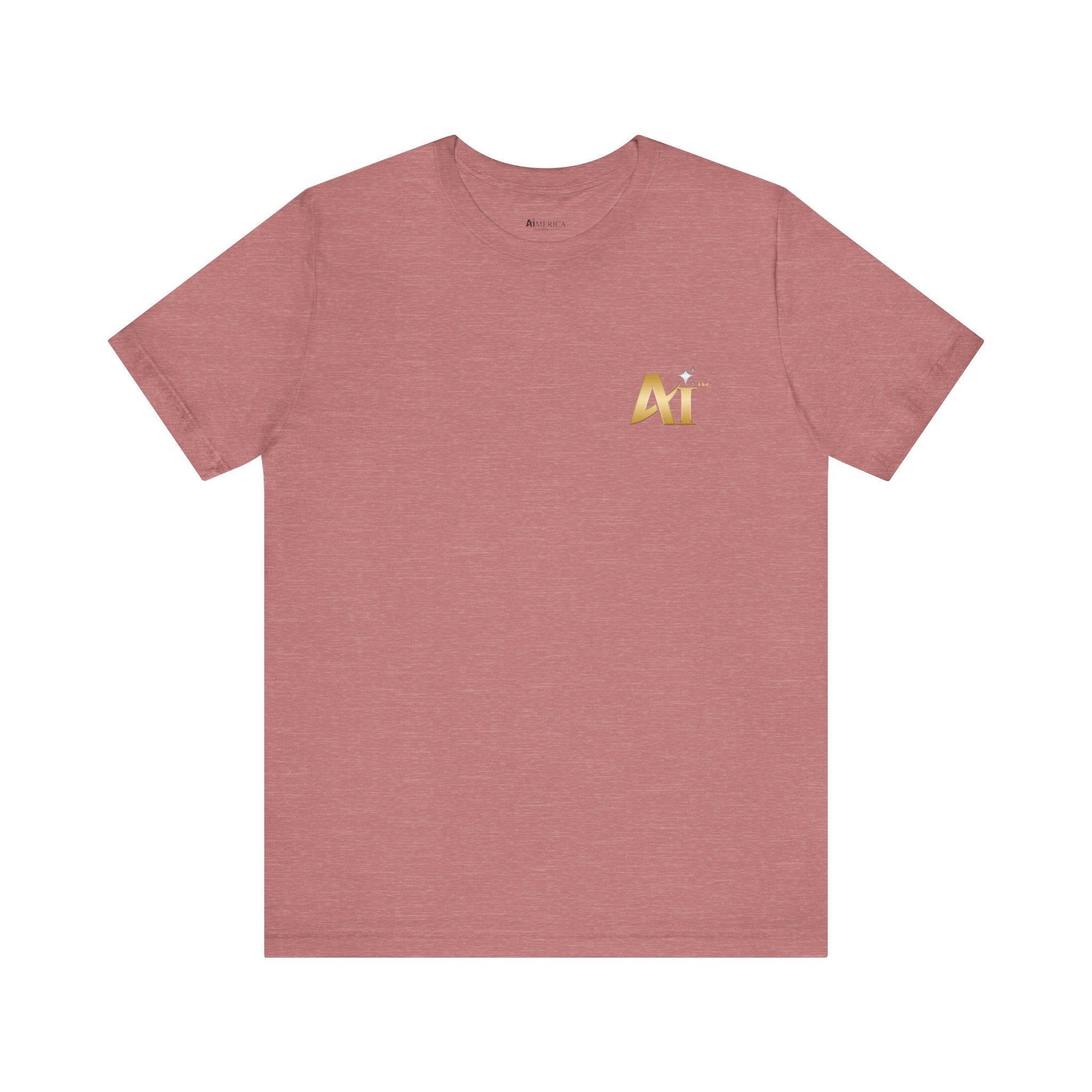 Aimerican Ads™ Brand Retail Fit Unisex Jersey Short Sleeve Tee - Featherin' Flamingo Edition