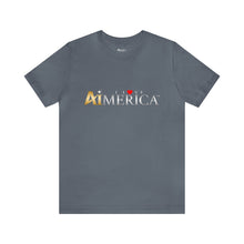 Load image into Gallery viewer, I Love Aimerica™ Brand Retail Fit Unisex Jersey Short Sleeve Tee
