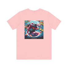 Load image into Gallery viewer, Aimerican Ads™ Brand Retail Fit Unisex Jersey Short Sleeve Tee - Featherin&#39; Flamingo Edition
