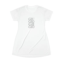 Load image into Gallery viewer, GIUGIOGIIGIO™ Brand T-Shirt Dress (AOP) [White]
