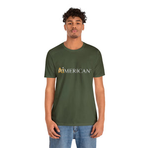 Aimerican™ Brand Retail Fit Unisex Jersey Short Sleeve Tee