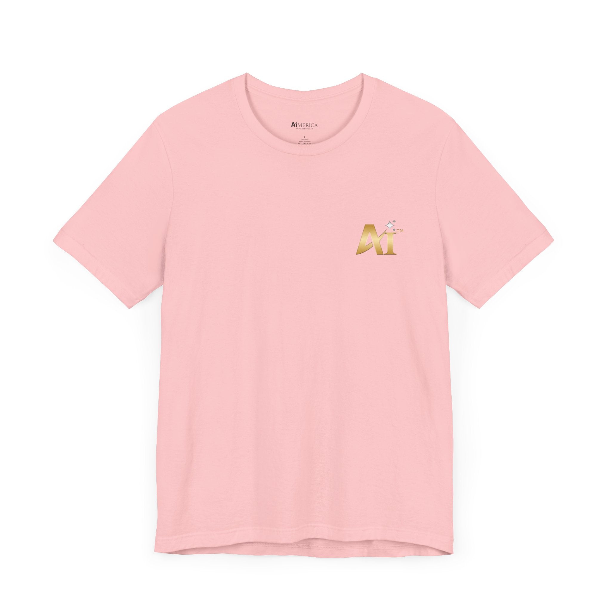 Aimerican Ads™ Brand Retail Fit Unisex Jersey Short Sleeve Tee - Featherin' Flamingo Edition