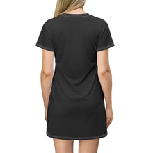 Load image into Gallery viewer, GIUGIOGIIGIO™ Brand T-Shirt Dress (AOP) [Black]
