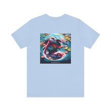 Load image into Gallery viewer, Aimerican Ads™ Brand Retail Fit Unisex Jersey Short Sleeve Tee - Featherin&#39; Flamingo Edition
