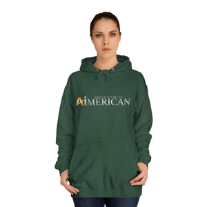 Proud to be an Aimerican™ Brand Unisex College Hoodie