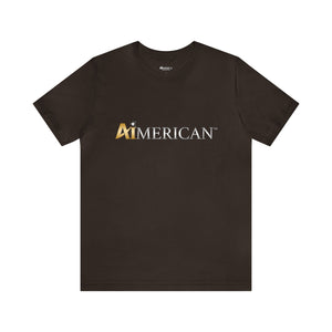 Aimerican™ Brand Retail Fit Unisex Jersey Short Sleeve Tee