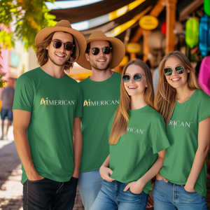 Aimerican™ Brand Retail Fit Unisex Jersey Short Sleeve Tee