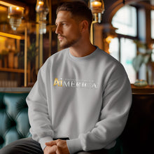 Load image into Gallery viewer, a man sitting on a couch wearing a sweatshirt
