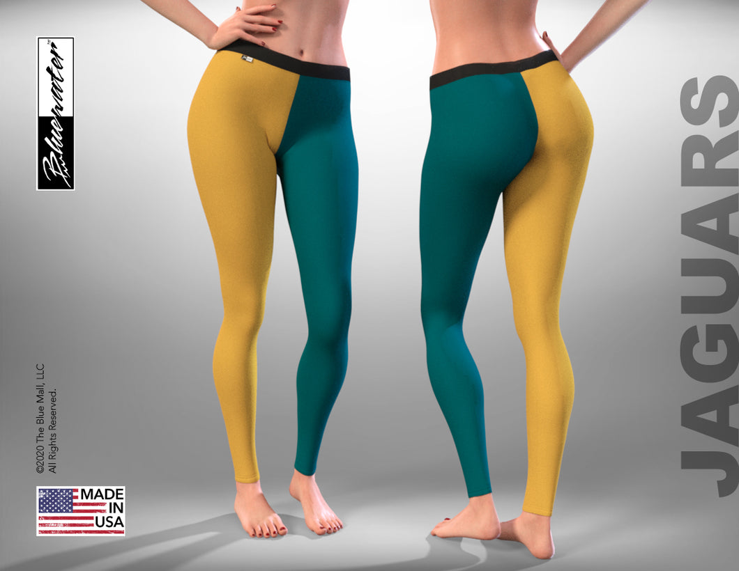 Leggings Leggings - NFL - Jacksonville Jaguars - TheBlueMall