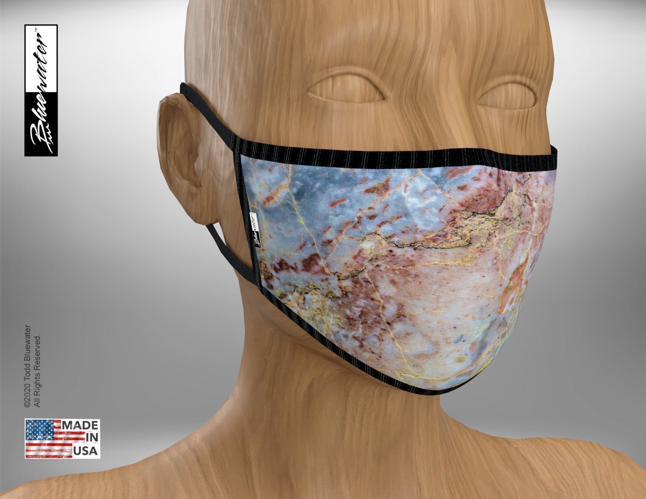 Face Mask Face Mask - Nebula Granite - TheBlueMall