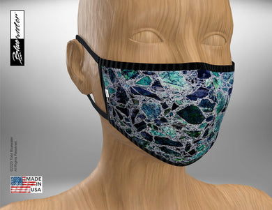 Face Mask Face Mask - Blue Crystal Granite - TheBlueMall