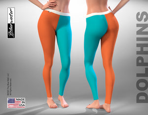 Leggings Leggings - NFL - Miami Dolphins - TheBlueMall