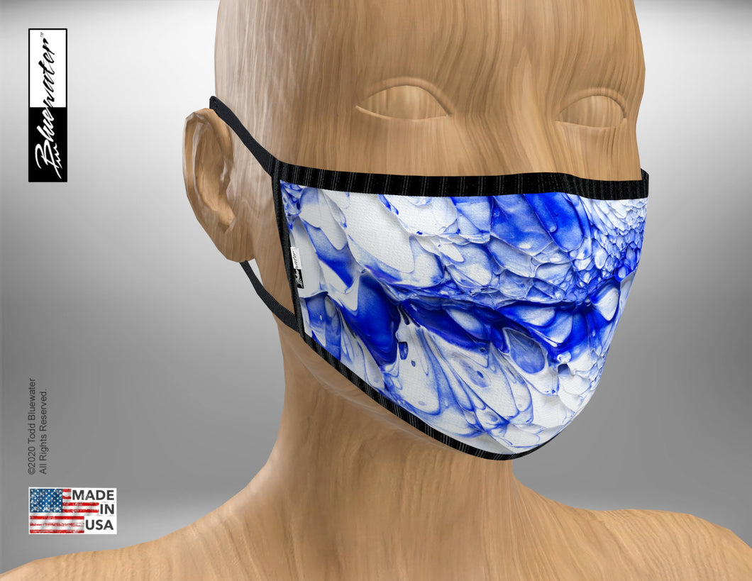 Face Mask Face Mask - Blue Strokes - TheBlueMall