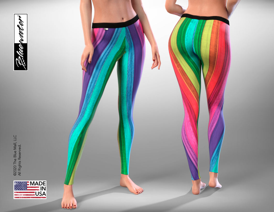 Leggings Leggings - Luxury - Rainbow - TheBlueMall