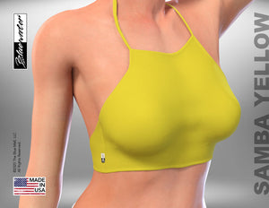 Bow Tie Tops Bow Tie Tops - Samba Yellow - TheBlueMall